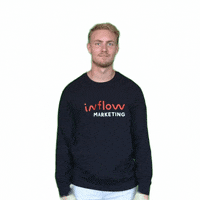 inflowmarketing point down look down online marketing agency inflow marketing GIF