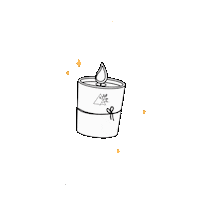 FlavescentCandlesCo candles handmadecandle flavescentshop flavescent Sticker