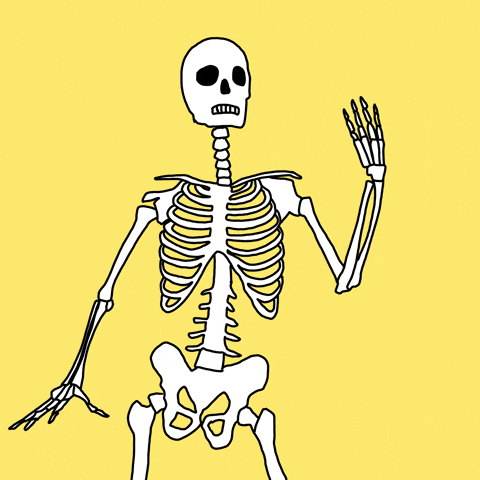 Halloween Skeleton GIF by Waltermedia