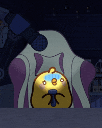 Scared Freak Out GIF by Molang