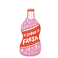 Pink Illustration Sticker