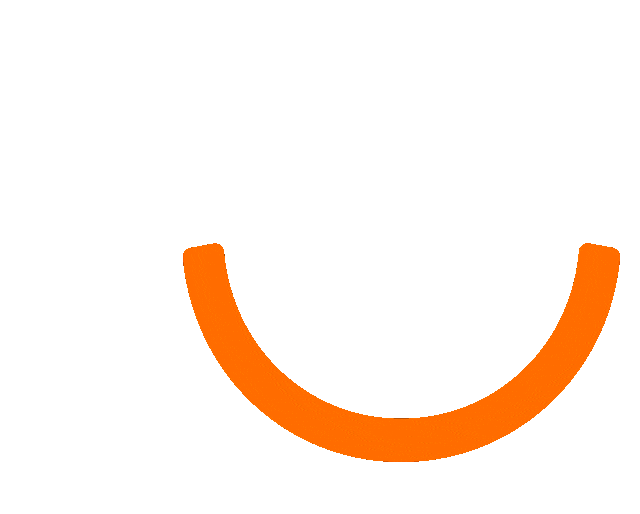 Orange Hello Sticker by bubly