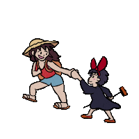 Friends Kiki Sticker