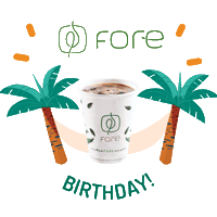 Foreveryone Forebirthday Sticker by Fore Coffee