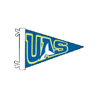 College Flag Sticker by University of Alaska Southeast