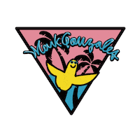 Flying Palm Tree Sticker by markgonzales_kr