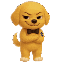 Smirk Cute Dog Sticker