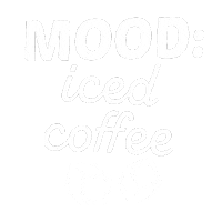 Iced Coffee Mood Sticker