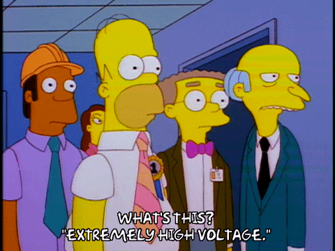 staring homer simpson GIF