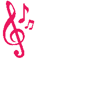 Muzieksleutel Sticker by Het Zanglab