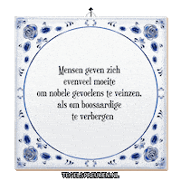 Wijsheid Spreuk Sticker by Tegelspreuken.nl