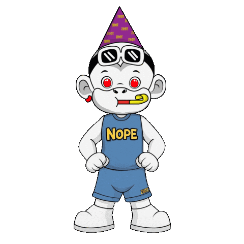 Not Happening No Way Sticker by Zhot Shop