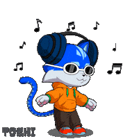 Its Friday Cat Sticker by Toshithecat