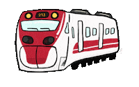 Train 火車 Sticker