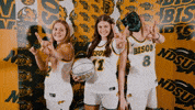 Womens Basketball Bison GIF by NDSU Athletics