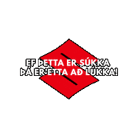 Alto Islenskt Sticker by Suzuki á Íslandi