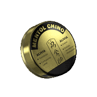 Mentolchinoec ecuador lata chino dolor Sticker