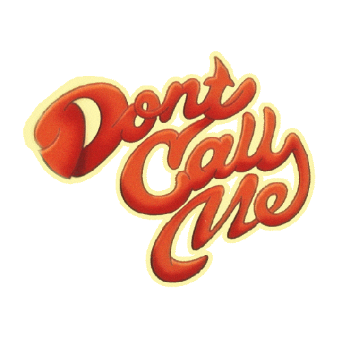 Trap Dont Call Me Sticker by Alejo