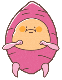 Sweet Potato Dance Sticker