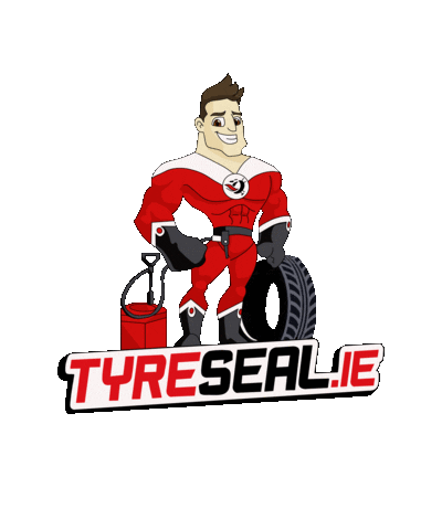 tyreseal_ie car cars ireland motorbike Sticker