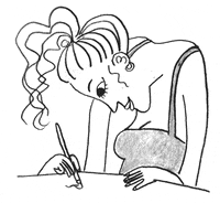 woman drawing GIF by floodcomics