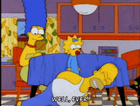 homer simpson snowball GIF