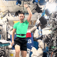 International Space Station Workout GIF by European Space Agency - ESA