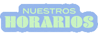 Horario Sticker