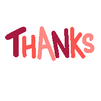 Thanks Thank You Sticker