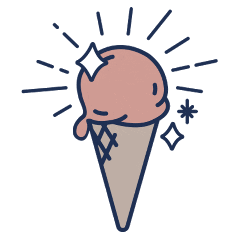 ampersandicecream giphyupload ice cream california fresno Sticker