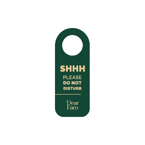 dearfaro giphyupload clean do not disturb holder Sticker