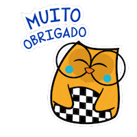 Thanks Owl Sticker by Uatt?