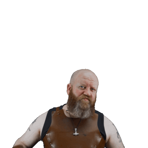 Thor Beard Sticker by Vinnie Camilleri