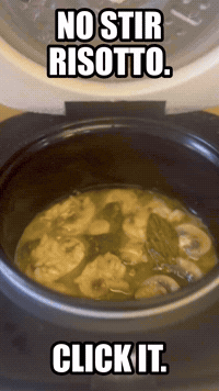No Stir Risotto. Click It. | Rice Robot