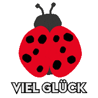 Viel Glück Good Luck Sticker by FLYERALARM