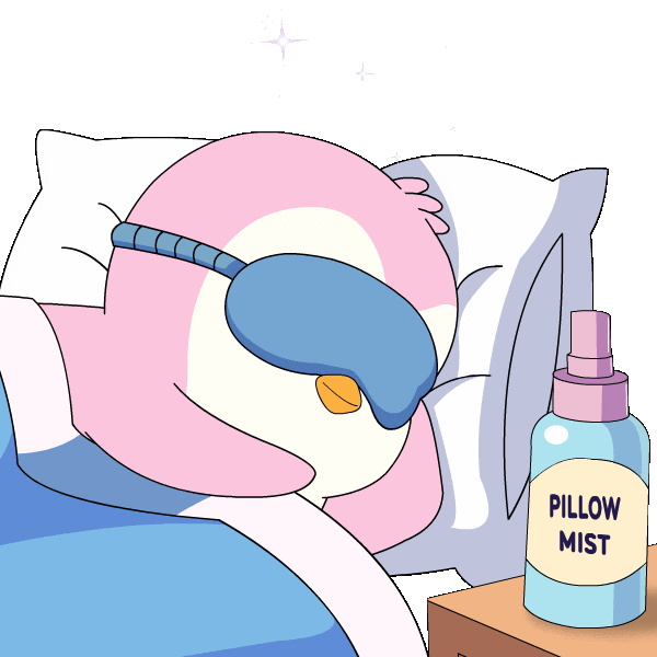 Good Night Sleeping Sticker by Pudgy Penguins