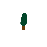 huanyi nature green healthy tree Sticker