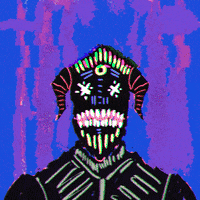 ExWhyZed_Degen animation loop glitch crypto GIF