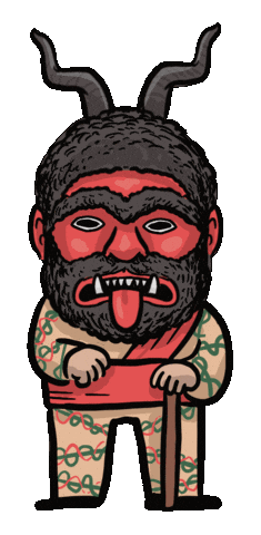 Sant Antoni Demon Sticker