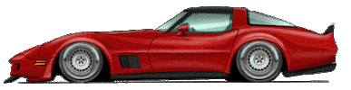 Chevy Corvette Sticker