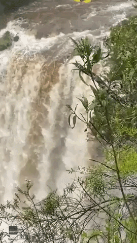 Kayakers Plunge Down Raging Waterfall in Northern New South Wales