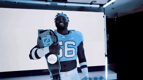 North Carolina Football GIF by UNC Tar Heels