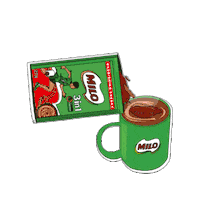 Good Morning Milo Sticker by MILO_Singapore