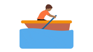 Boat Person Sticker by EmojiVid