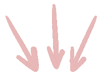 Pink Arrow Sticker by bvaras.es