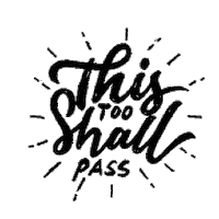 chrstnrsty corona this too shall pass resty rsty Sticker