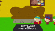 eric cartman run GIF by South Park 