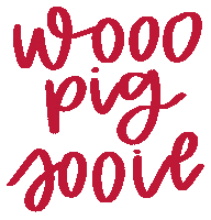 College Football Woo Pig Sooie Sticker