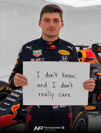I Dont Know Max Verstappen GIF
