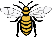 Queen Bee Spring Sticker